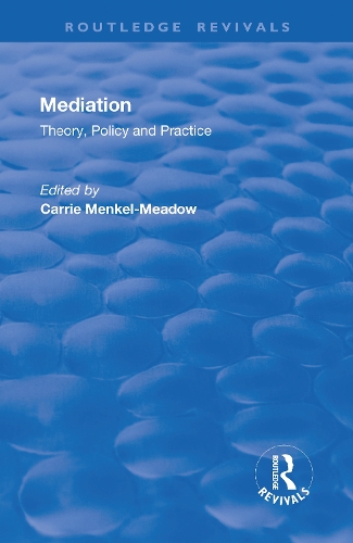 Бумажная книга «Mediation: Theory, Policy and Practice: Theory, Policy and Practice» - фото №1