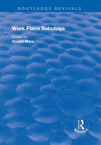 Бумажная книга «Work Place Sabotage» - фото №1