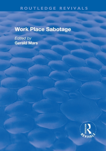 Паперова книга «Work Place Sabotage» - фото №1