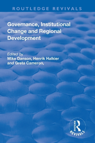 Паперова книга «Governance, Institutional Change and Regional Development» - фото №1