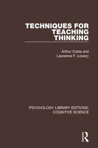 Паперова книга «Techniques for Teaching Thinking», авторів Артур Коста, Лоуренс Ф. Лоуері - фото №1