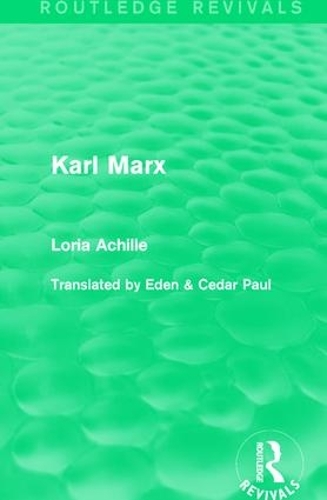 Паперова книга «Karl Marx», автор Лорія Ахілле - фото №1