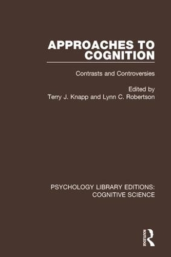 Бумажная книга «Approaches to Cognition: Contrasts and Controversies» - фото №1