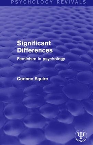 Паперова книга «Significant Differences: Feminism in Psychology», автор Коріна Сквайр - фото №1