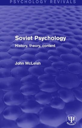 Паперова книга «Soviet Psychology: History, Theory, Content», автор Джон МакЛіш - фото №1