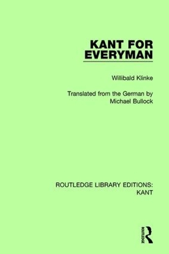 Паперова книга «Kant for Everyman», автор Віллібальд Клінке - фото №1