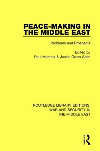 Бумажная книга «Peacemaking in the Middle East: Problems and Prospects» - фото №1