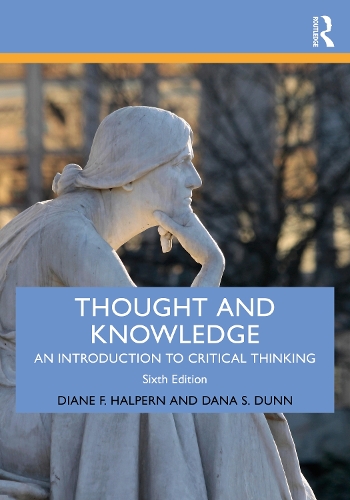 Паперова книга «Thought and Knowledge: An Introduction to Critical Thinking», автор Діана Ф. Халперн - фото №1