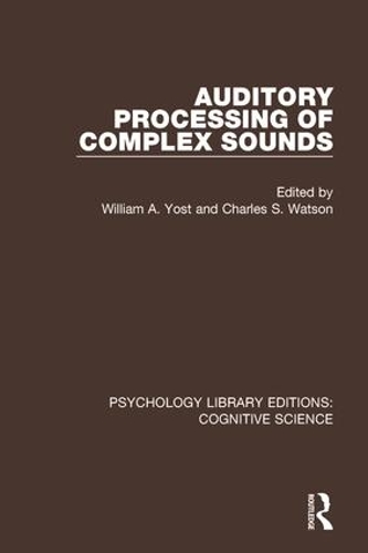 Бумажная книга «Auditory Processing of Complex Sounds» - фото №1