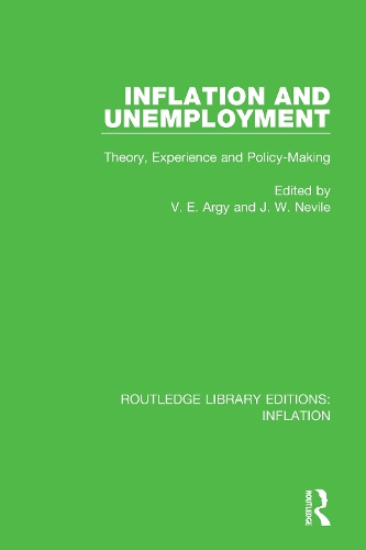 Бумажная книга «Inflation and Unemployment: Theory, Experience and Policy Making» - фото №1