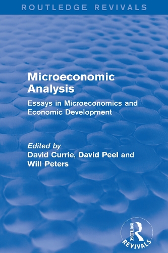 Бумажная книга «Microeconomic Analysis (Routledge Revivals): Essays in Microeconomics and Economic Development» - фото №1