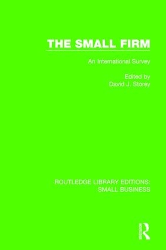 Бумажная книга «The Small Firm: An International Survey» - фото №1