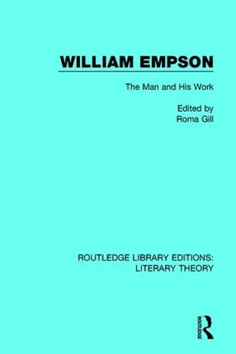 Паперова книга «William Empson: The Man and His Work» - фото №1