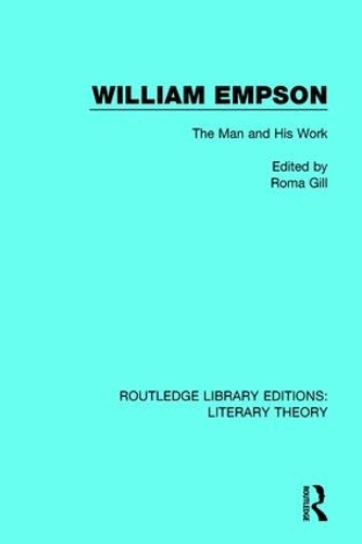 Бумажная книга «William Empson: The Man and His Work» - фото №1