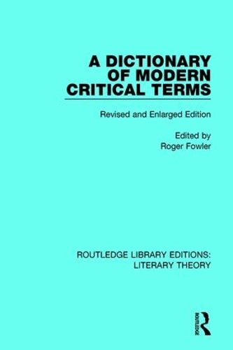 Паперова книга «A Dictionary of Modern Critical Terms: Revised and Enlarged Edition» - фото №1