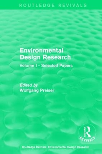 Бумажная книга «Environmental Design Research: Volume one selected papers» - фото №1