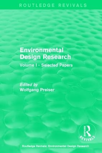 Бумажная книга «Environmental Design Research: Volume one selected papers» - фото №1
