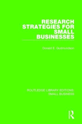 Бумажная книга «Research Strategies for Small Businesses», автор Дон Э. Гудмундсон - фото №1