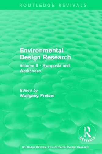 Бумажная книга «Environmental Design Research: Volume two symposia and workshops» - фото №1