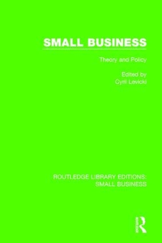 Паперова книга «Small Business: Theory and Policy» - фото №1