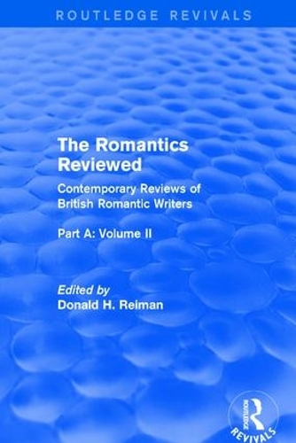 Бумажная книга «The Romantics Reviewed: Contemporary Reviews of British Romantic Writers. Part A: The Lake Poets - Volume II» - фото №1
