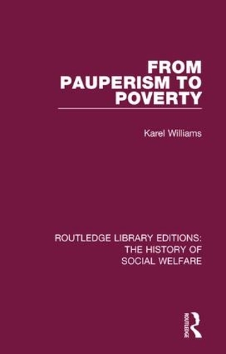 Бумажная книга «From Pauperism to Poverty», автор Карел Уильямс - фото №1