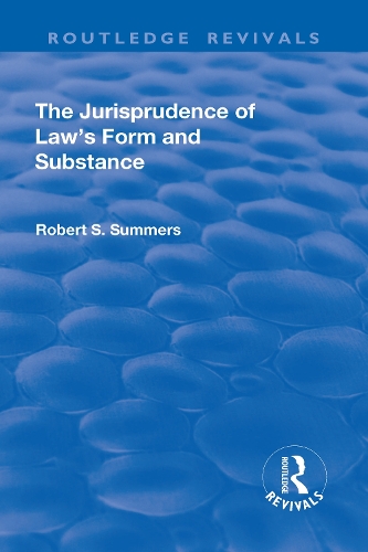 Бумажная книга «The Jurisprudence of  Law's Form and Substance», автор Роберт С. Саммерс - фото №1