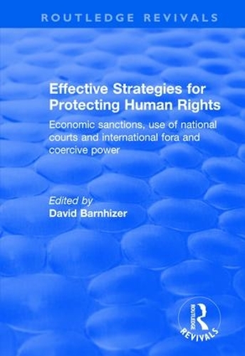 Бумажная книга «Effective Strategies for Protecting Human Rights: Economic Sanctions, Use of National Courts and International fora and Coercive Power» - фото №1