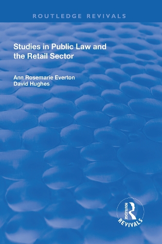 Бумажная книга «Studies in Public Law and the Retail Sector», авторов Энн Эвертон, Дэвид Хьюз - фото №1
