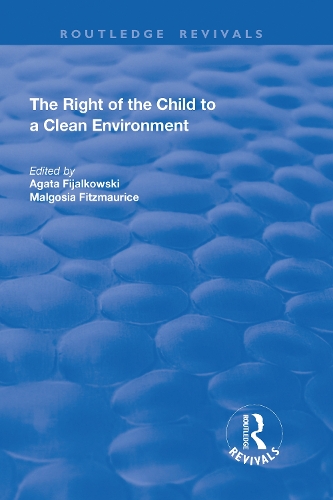 Бумажная книга «The Right of the Child to a Clean Environment» - фото №1