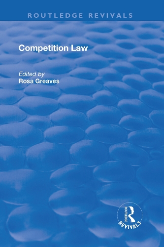Бумажная книга «Competition Law» - фото №1