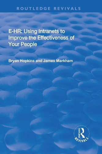 Бумажная книга «e-HR: Using Intranets to Improve the Effectiveness of Your People», авторов Брайан Хопкинс, Джеймс Маркхэм - фото №1