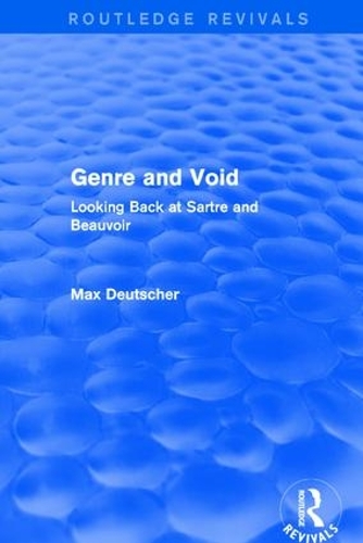 Паперова книга «Genre and Void: Looking Back at Sartre and Beauvoir», автор Макс Дойчер - фото №1