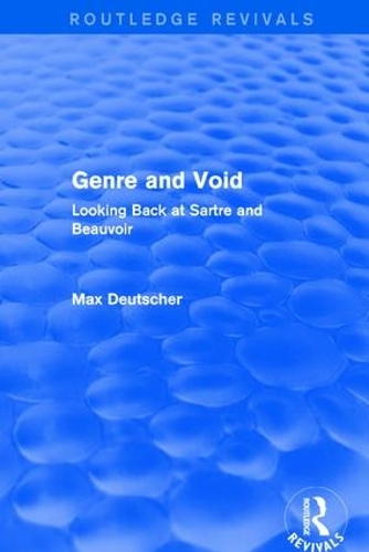 Бумажная книга «Genre and Void: Looking Back at Sartre and Beauvoir», автор Макс Дойчер - фото №1