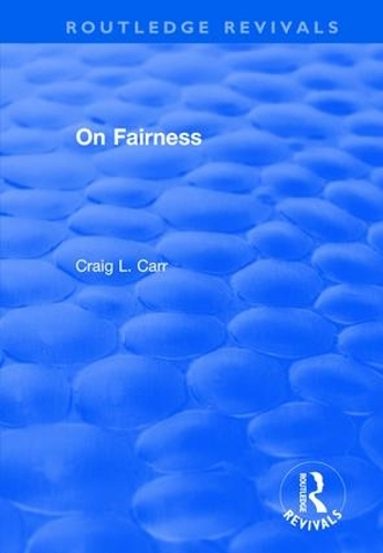 Бумажная книга «On Fairness» - фото №1