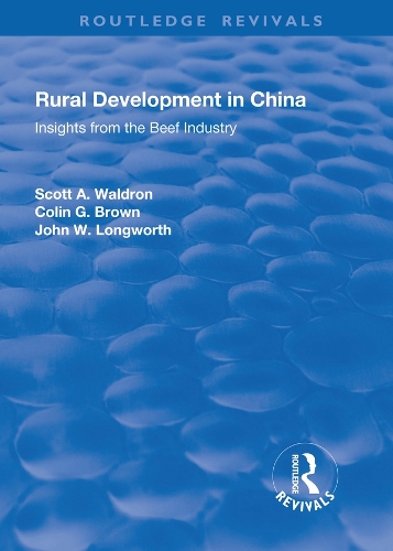 Бумажная книга «Rural Development in China: Insights from the Beef Industry», авторов Колин Г. Браун, Скотт А. Уолдрон - фото №1
