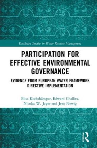 [object Object] «Participation for Effective Environmental Governance: Evidence from European Water Framework Directive Implementation» - фото №1