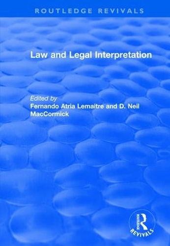 Бумажная книга «Law and Legal Interpretation» - фото №1