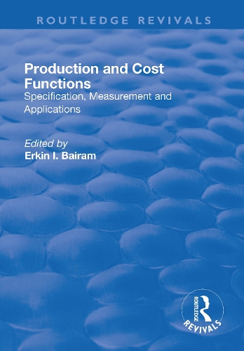 Паперова книга «Production and Cost Functions: Specification, Measurement and Applications» - фото №1