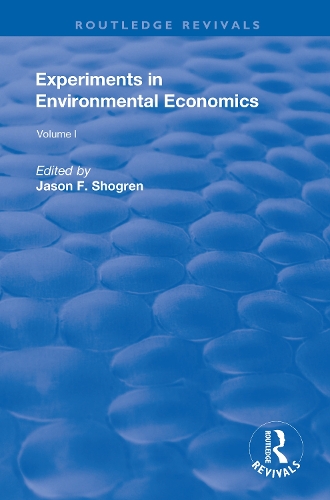 Паперова книга «Experiments in Environmental Economics: Volume 1» - фото №1