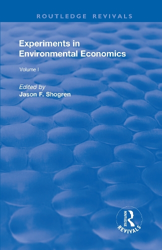 Паперова книга «Experiments in Environmental Economics: Volume 1» - фото №1