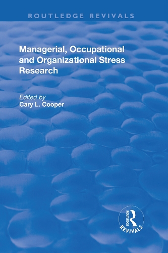 Бумажная книга «Managerial, Occupational and Organizational Stress Research», автор Манчестерская школа менеджмента - фото №1
