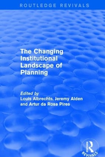 Бумажная книга «The Changing Institutional Landscape of Planning» - фото №1