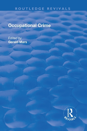 Бумажная книга «Occupational Crime» - фото №1