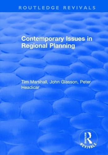 Бумажная книга «Contemporary Issues in Regional Planning», автор Джон Глассон - фото №1