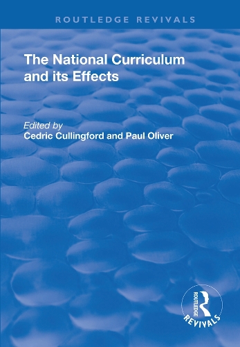 Паперова книга «The National Curriculum and its Effects», авторів Седрік Каллінгфорд, Пол Олівер - фото №1