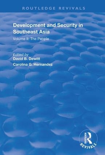 Бумажная книга «Development and Security in Southeast Asia: Volume I: The Environment», автор Каролина Г. Эрнандес - фото №1