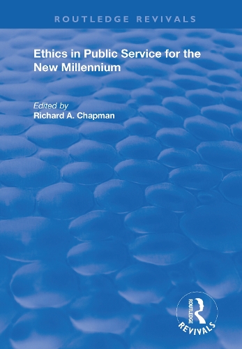 Паперова книга «Ethics in Public Service for the New Millennium» - фото №1