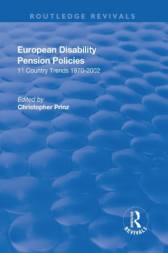 Бумажная книга «European Disability Pension Policies: 11 Country Trends 1970–2002» - фото №1