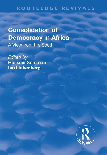 Бумажная книга «Consolidation of Democracy in Africa: A View from the South», авторов Хусейн Соломон, Ян Либенберг - фото №1